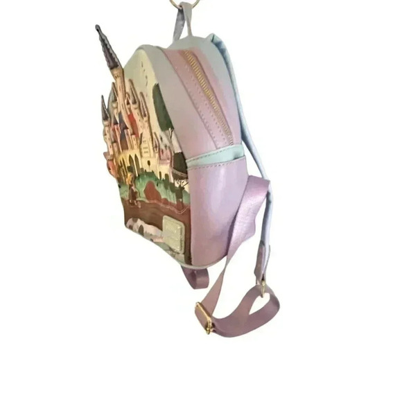 Loungefly Disney Princess Castle Series Sleeping Beauty Mini Backpack New no tag main image 8